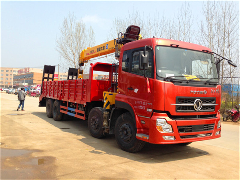 東風(fēng)天龍前四后八【10-16噸】隨車吊帶爬梯