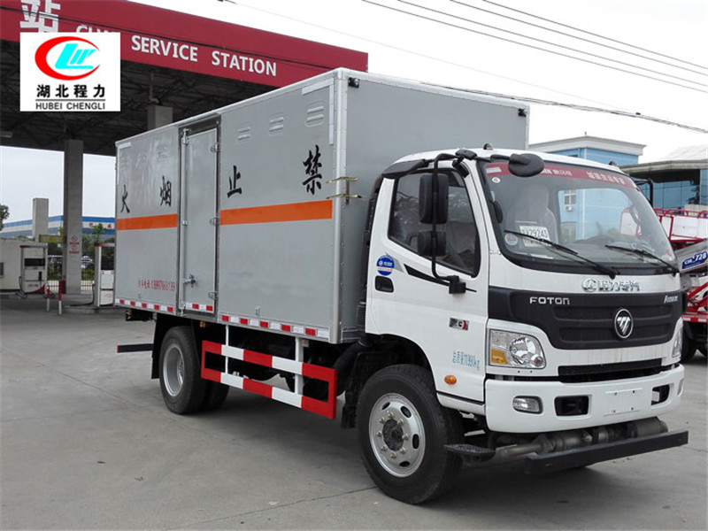 福田歐馬可5.1米雜項(xiàng)危險(xiǎn)物品廂式運(yùn)輸車【九類】