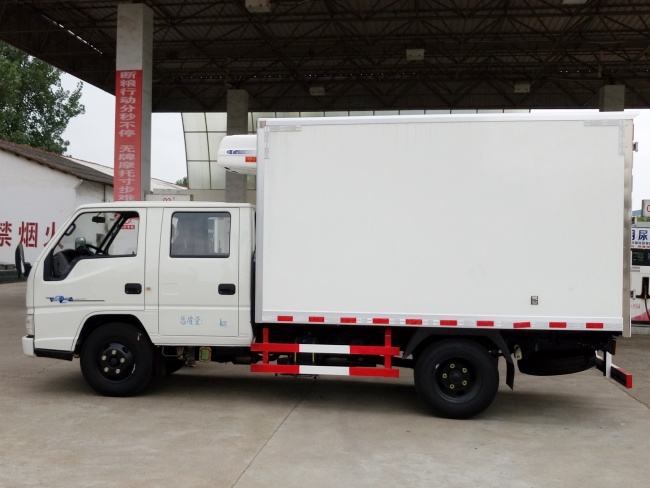 (廂長3.2米)江鈴順達雙排冷藏車