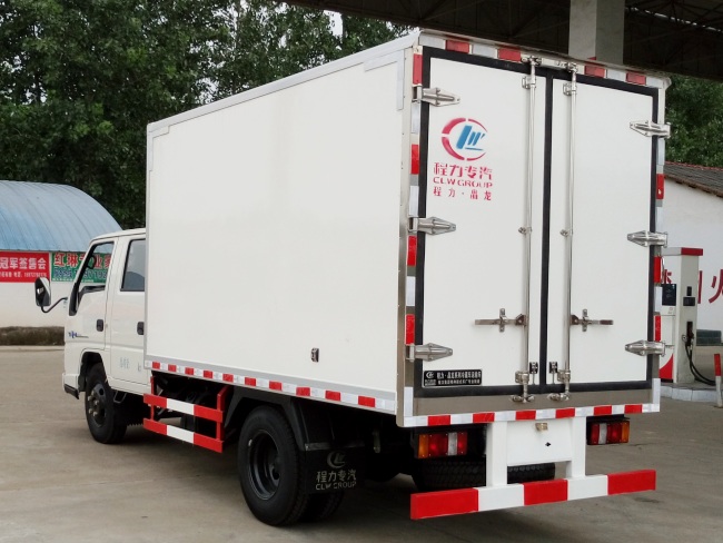 (廂長3.2米)江鈴順達雙排冷藏車