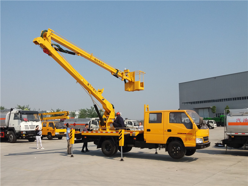 (12-16米)江鈴雙排·折疊臂高空車