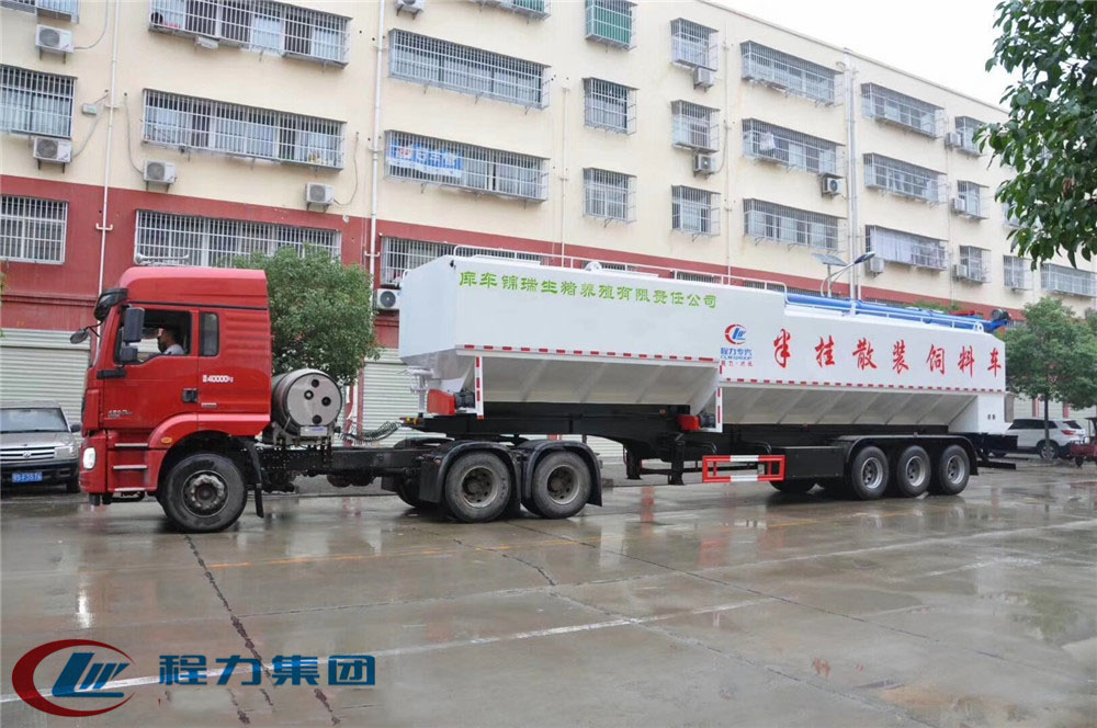 半掛【60-66立方】散裝飼料運(yùn)輸車
