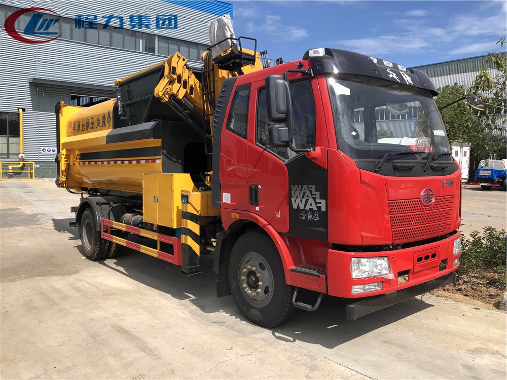 國(guó)六【12方】解放J6L 吊裝壓縮垃圾車