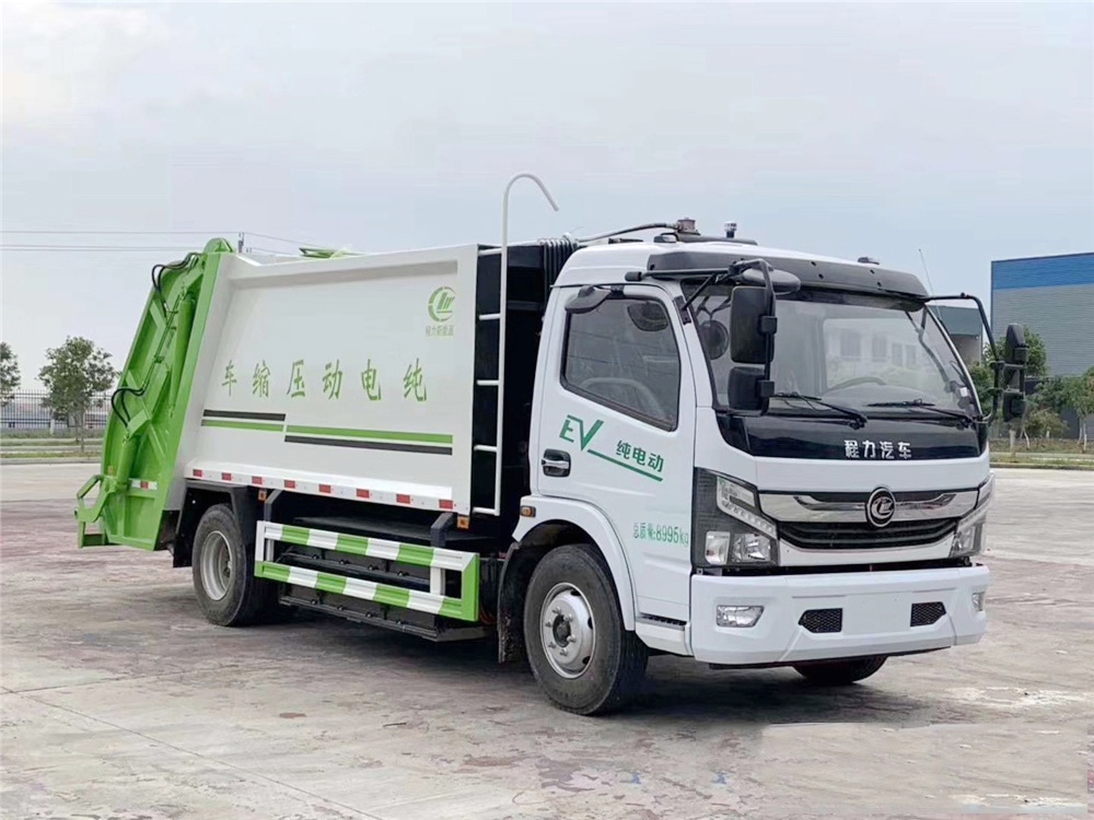 純電動【8立方】壓縮垃圾車(可上牌)