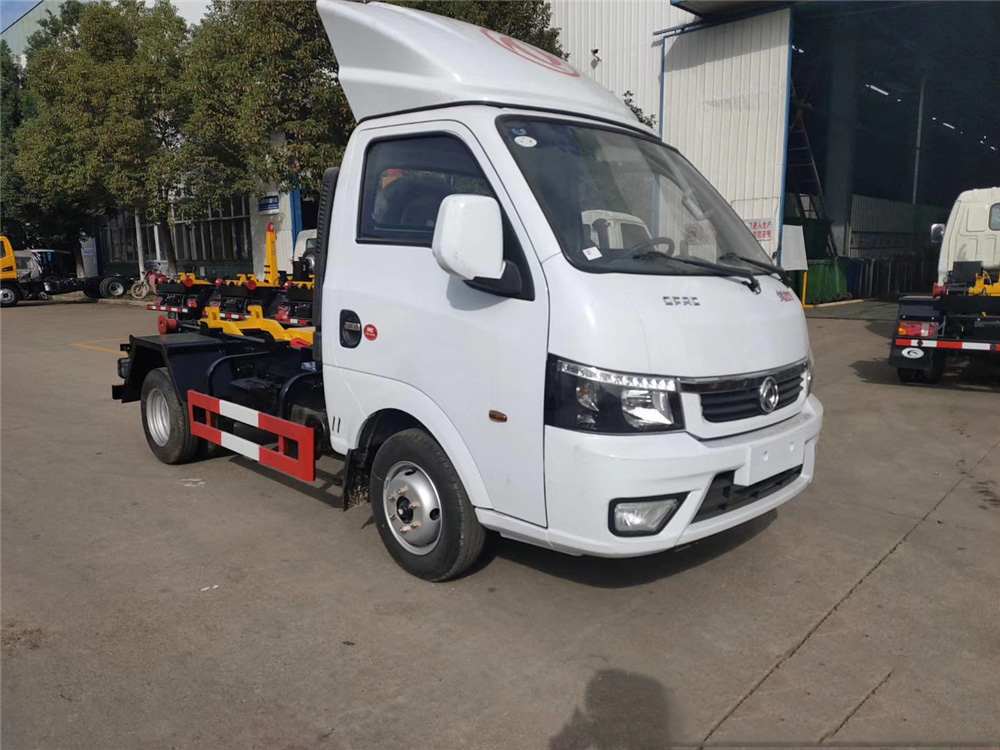 國六【3-4方 藍牌】東風途逸 勾臂垃圾車