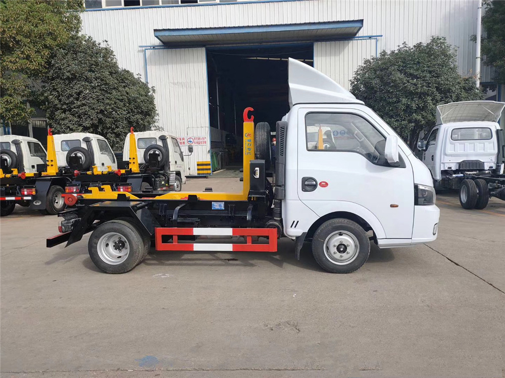 國六【3-4方 藍牌】東風途逸 勾臂垃圾車