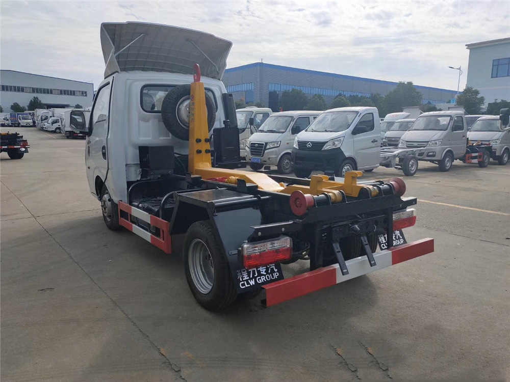 國六【3-4方 藍牌】東風途逸 勾臂垃圾車