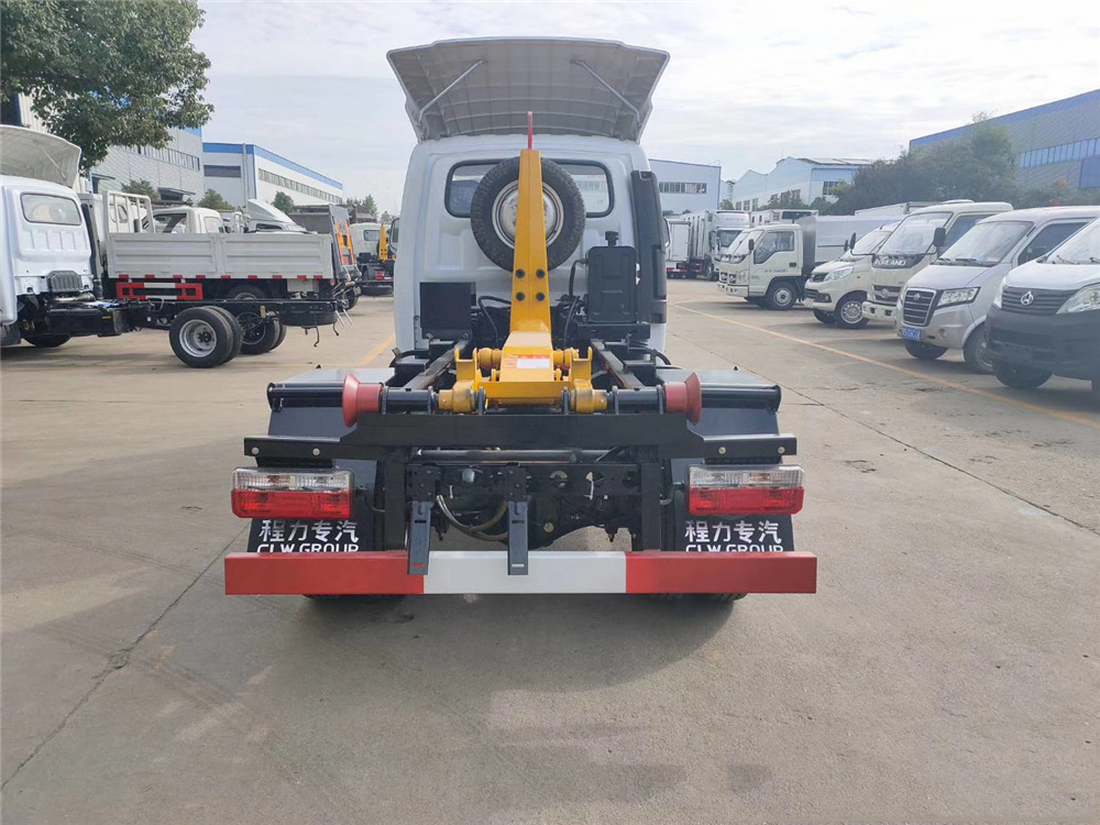 國六【3-4方 藍牌】東風途逸 勾臂垃圾車