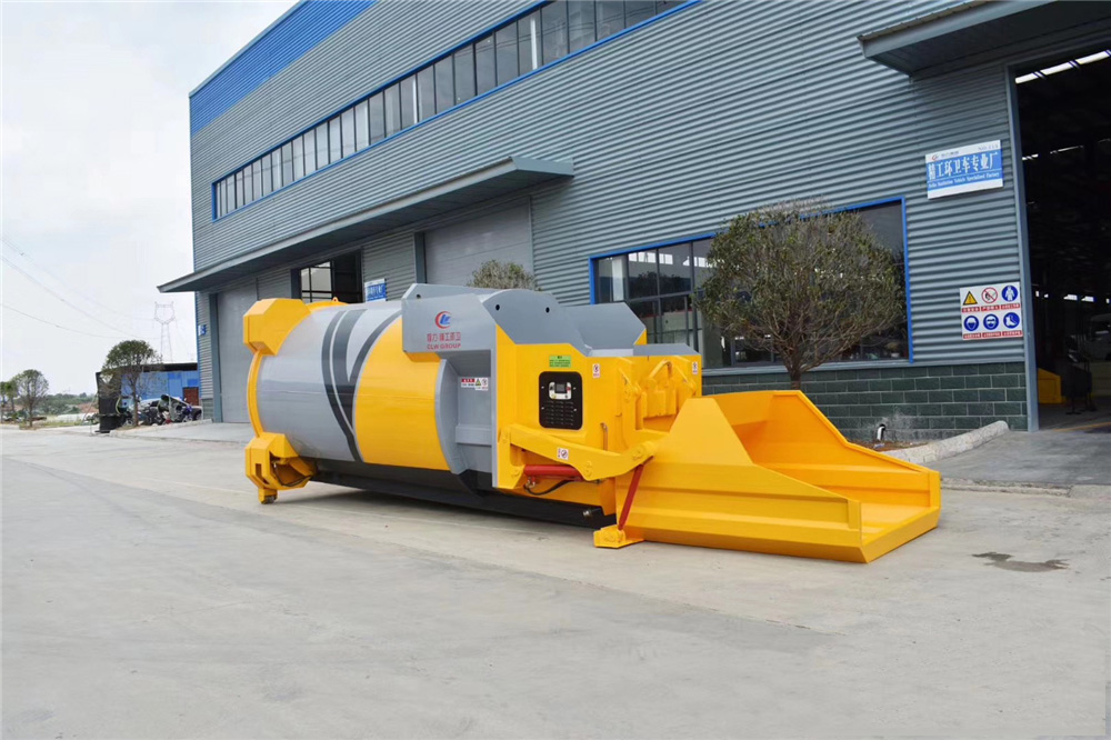 國六【18方】東風專底后雙橋 勾臂垃圾車