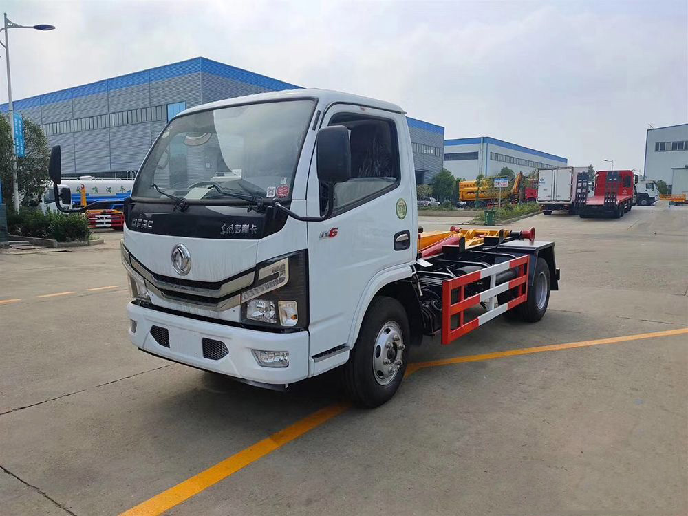 國六【5方】東風D6 勾臂垃圾車