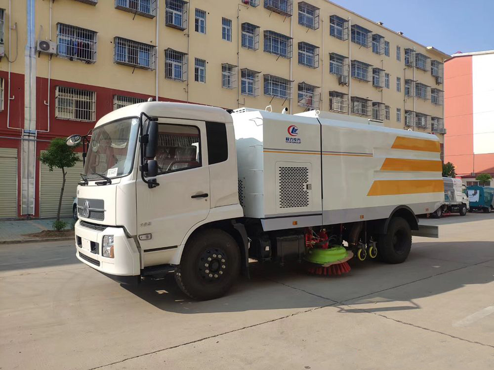 國六【8方塵】東風天錦 干濕兩用掃路車