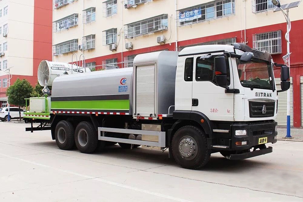 國六【16方】重汽汕德卡后雙橋 抑塵車#60-120米